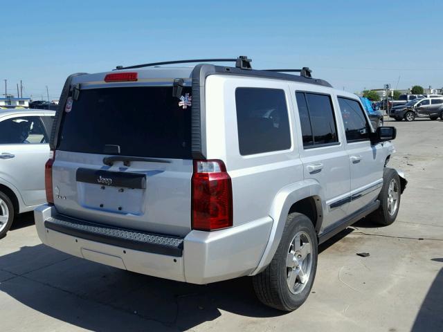 1J4RG4GK4AC127958 - 2010 JEEP COMMANDER SILVER photo 4