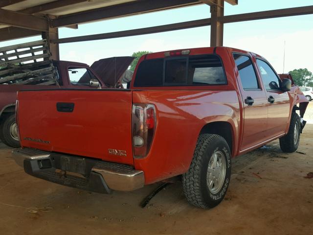 1GTCS339788210756 - 2008 GMC CANYON SLE ORANGE photo 4