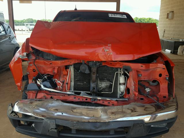 1GTCS339788210756 - 2008 GMC CANYON SLE ORANGE photo 7