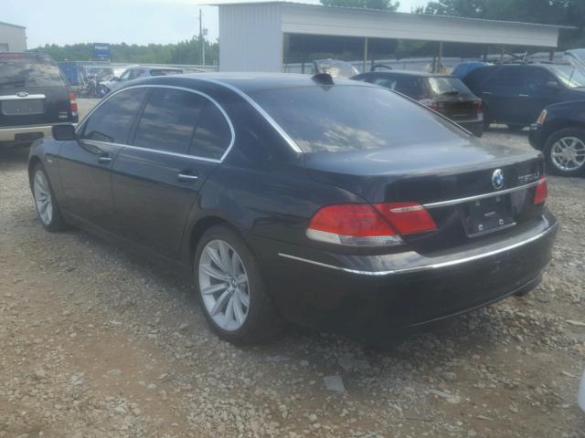 WBAHN83597DT68882 - 2007 BMW 750 BLACK photo 3