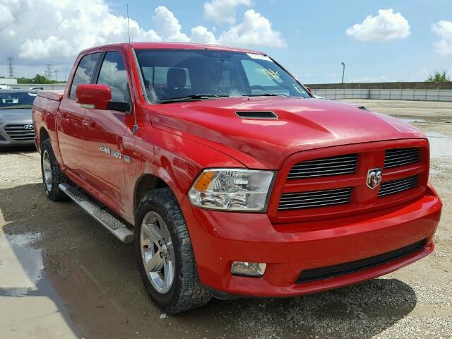 1C6RD6MT8CS169654 - 2012 DODGE RAM 1500 S RED photo 1