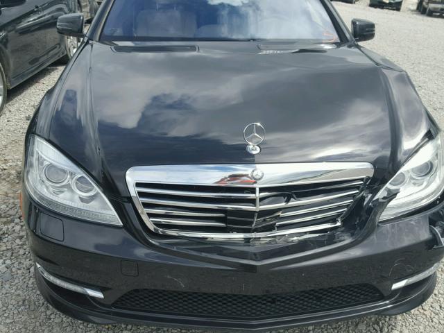 WDDNG9EB5DA530423 - 2013 MERCEDES-BENZ S 550 4MAT BLACK photo 7