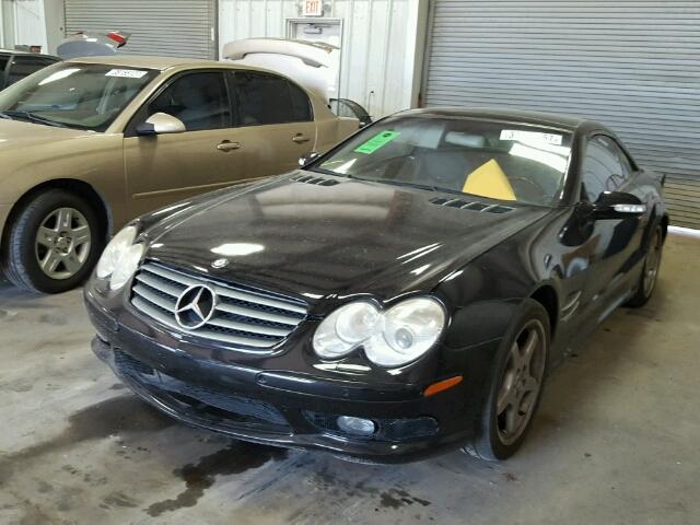 WDBSK75F73F027852 - 2003 MERCEDES-BENZ SL 500R BLACK photo 2