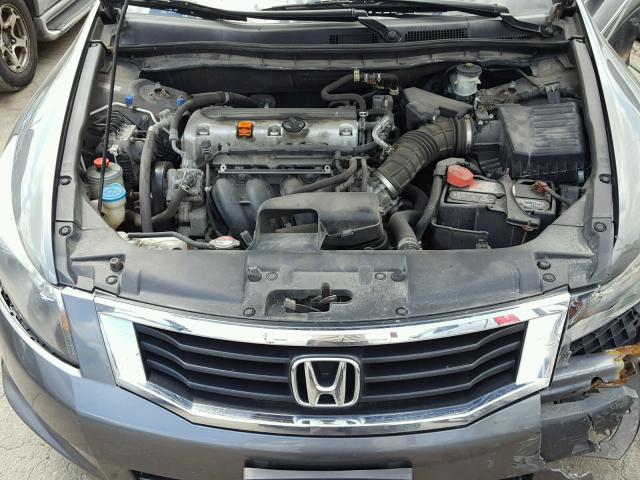 1HGCP26468A016290 - 2008 HONDA ACCORD LXP GRAY photo 7