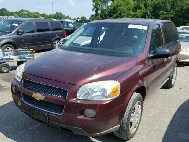 1GNDU23W18D170901 - 2008 CHEVROLET UPLANDER L 勃艮第红 照片 2