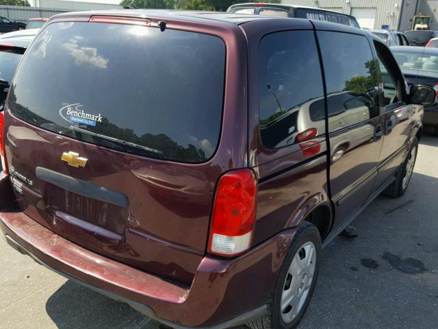 1GNDU23W18D170901 - 2008 CHEVROLET UPLANDER L 勃艮第红 照片 4