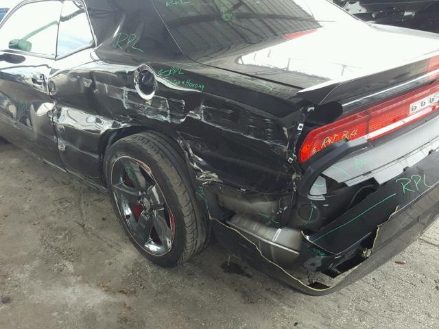 2C3CDYAG4EH143505 - 2014 DODGE CHALLENGER BLACK photo 9