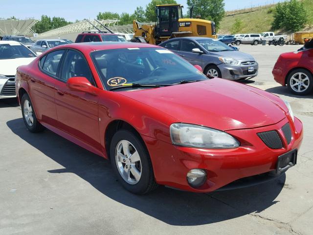 2G2WP582081189164 - 2008 PONTIAC GRAND PRIX RED photo 1