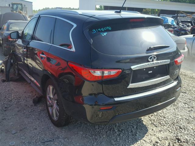 5N1AL0MN4DC349776 - 2013 INFINITI JX35 BASE BLACK photo 3