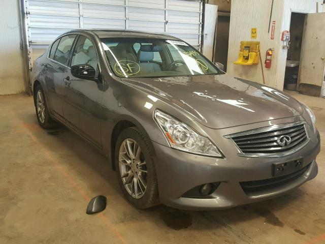 JN1CV6AR0CM677435 - 2012 INFINITI G37 GRAY photo 1