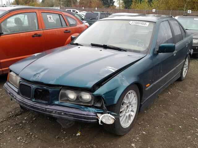 WBACD4329VAV45635 - 1997 BMW 328 I AUTO GREEN photo 2