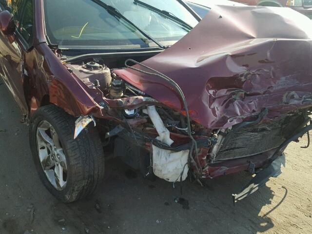 4A3AK24F97E036661 - 2007 MITSUBISHI ECLIPSE GS MAROON photo 9