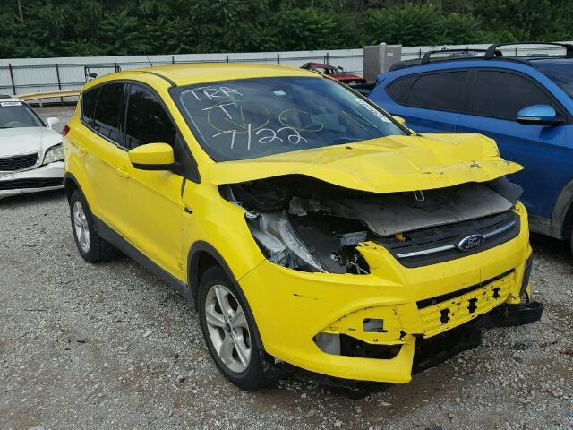 1FMCU0GX2GUB23382 - 2016 FORD ESCAPE SE YELLOW photo 1