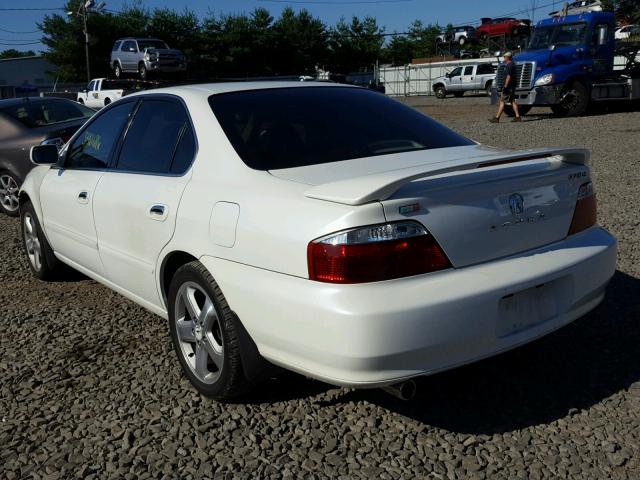 19UUA56862A049517 - 2002 ACURA 3.2TL TYPE WHITE photo 3