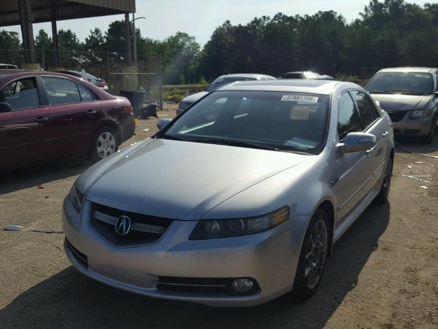 19UUA76527A007466 - 2007 ACURA TL TYPE S SILVER photo 2