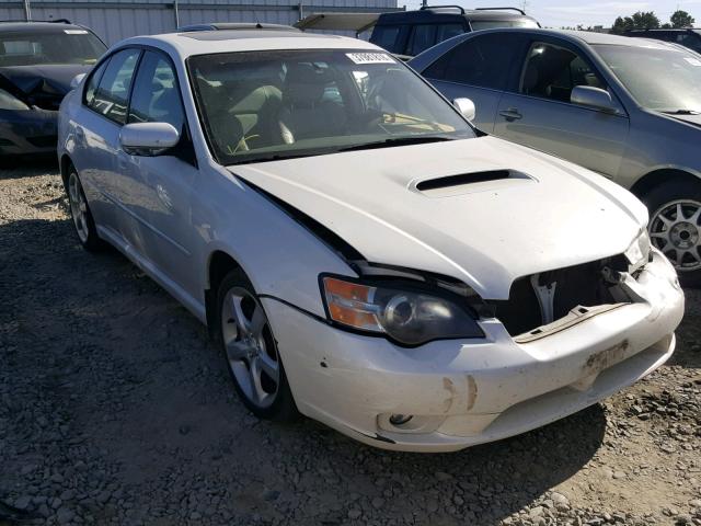 4S3BL676754226422 - 2005 SUBARU LEGACY GT WHITE photo 1