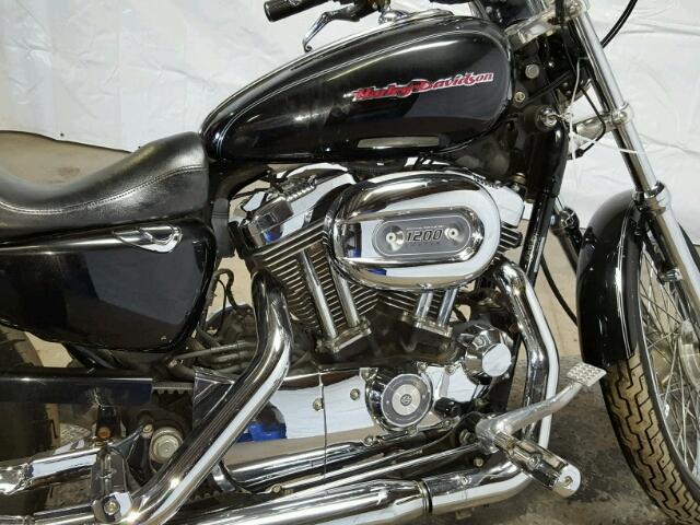 1HD1CT3177K432759 - 2007 HARLEY-DAVIDSON XL1200 C BLACK photo 7