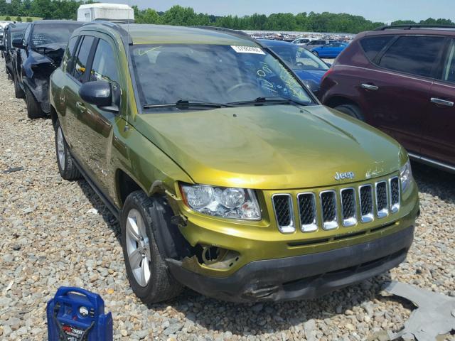 1C4NJCBA0CD661082 - 2012 JEEP COMPASS SP GREEN photo 1