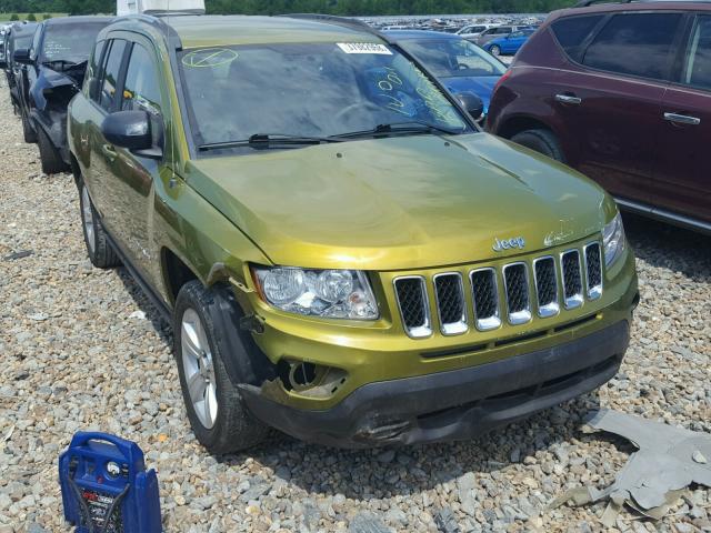 1C4NJCBA0CD661082 - 2012 JEEP COMPASS SP GREEN photo 9