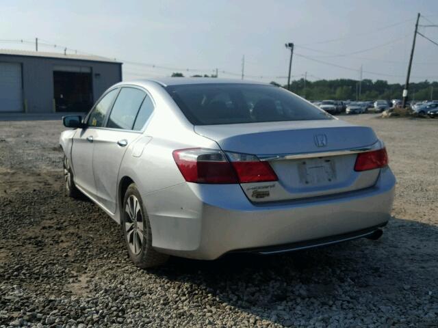 1HGCR2E35DA216736 - 2013 HONDA ACCORD LX SILVER photo 3