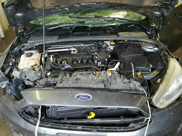 1FADP3F27FL334448 - 2015 FORD FOCUS GRAY photo 7