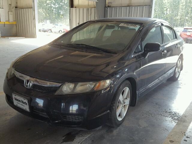 19XFA1F64BE018472 - 2011 HONDA CIVIC LX-S Schwarz Foto 2