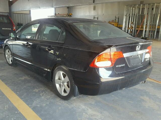 19XFA1F64BE018472 - 2011 HONDA CIVIC LX-S Schwarz Foto 3