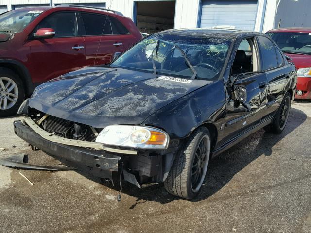 3N1AB51D24L734647 - 2004 NISSAN SENTRA SE- BLACK photo 2