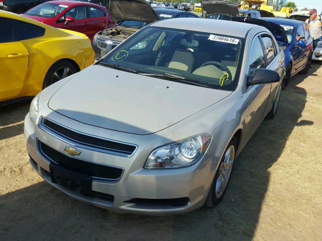 1G1ZB5EBXAF143232 - 2010 CHEVROLET MALIBU LS GOLD photo 2