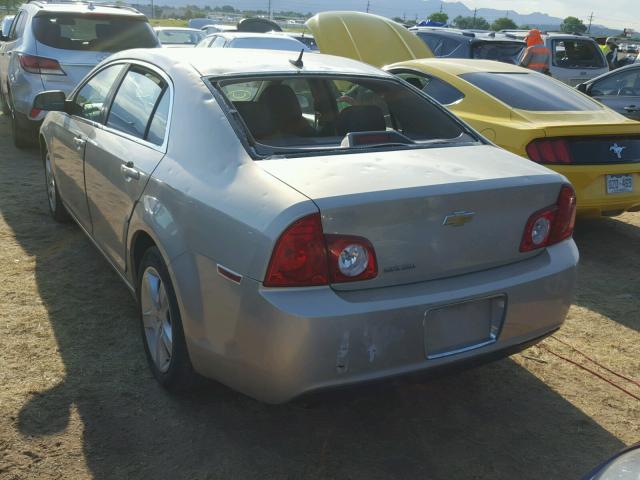 1G1ZB5EBXAF143232 - 2010 CHEVROLET MALIBU LS GOLD photo 3