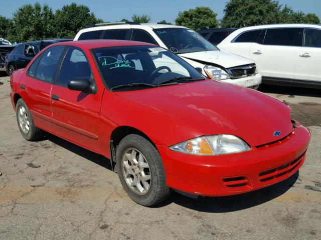 1G1JC524017117717 - 2001 CHEVROLET CAVALIER B RED photo 1