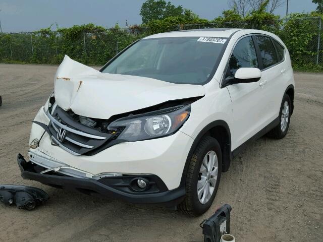 2HKRM3H54EH002373 - 2014 HONDA CR-V WHITE photo 2