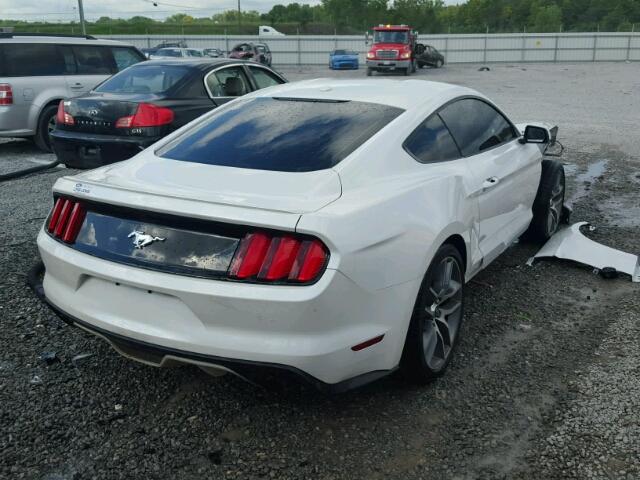 1FA6P8TH2H5289120 - 2017 FORD MUSTANG WHITE photo 4