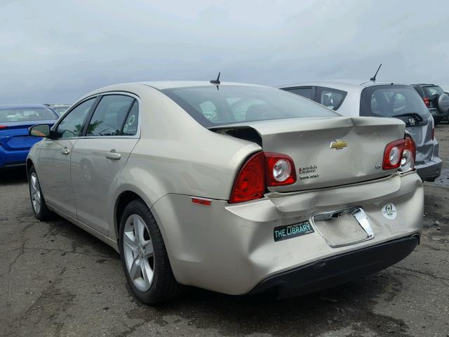 1G1ZG57B69F223489 - 2009 CHEVROLET MALIBU LS 奶油色 照片 3