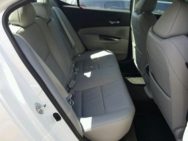 19UUB2F53HA001788 - 2017 ACURA TLX TECH WHITE photo 6