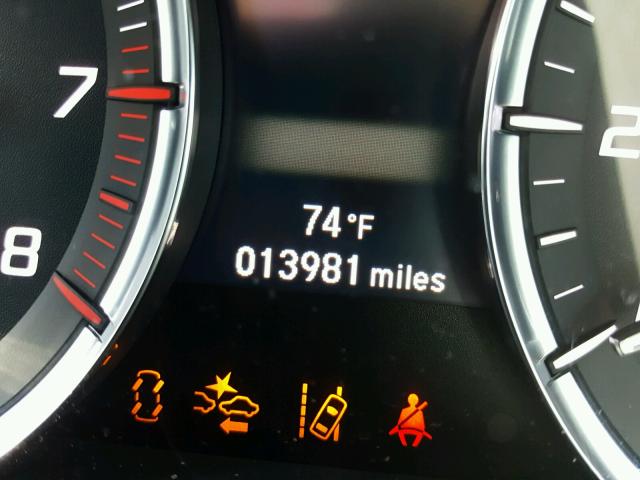 19UUB2F53HA001788 - 2017 ACURA TLX TECH WHITE photo 8