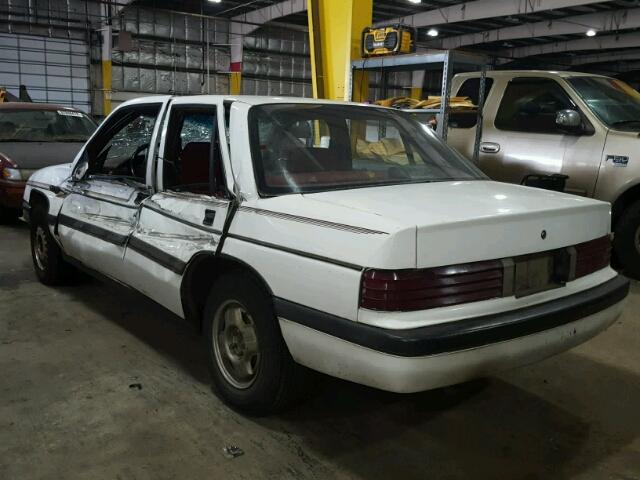 1G1LT53T1NY256463 - 1992 CHEVROLET CORSICA LT WHITE photo 3