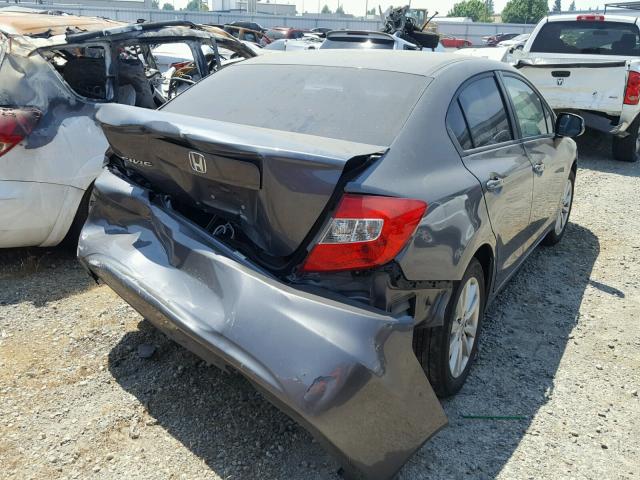 19XFB2F97CE321213 - 2012 HONDA CIVIC EXL 灰色 照片 4