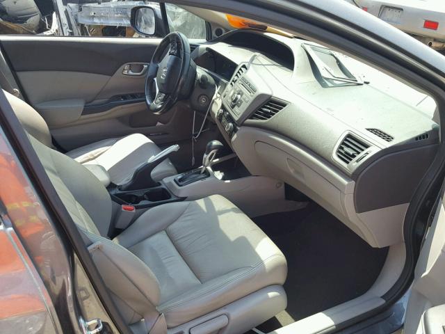19XFB2F97CE321213 - 2012 HONDA CIVIC EXL 灰色 照片 5