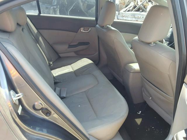 19XFB2F97CE321213 - 2012 HONDA CIVIC EXL 灰色 照片 6