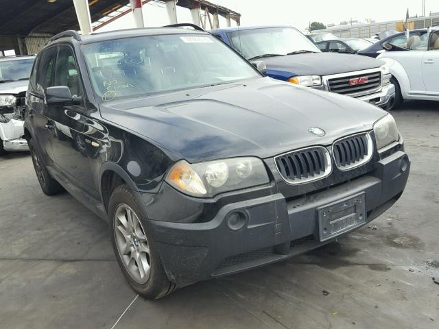 WBXPA73434WB27353 - 2004 BMW X3 2.5I BLACK photo 1