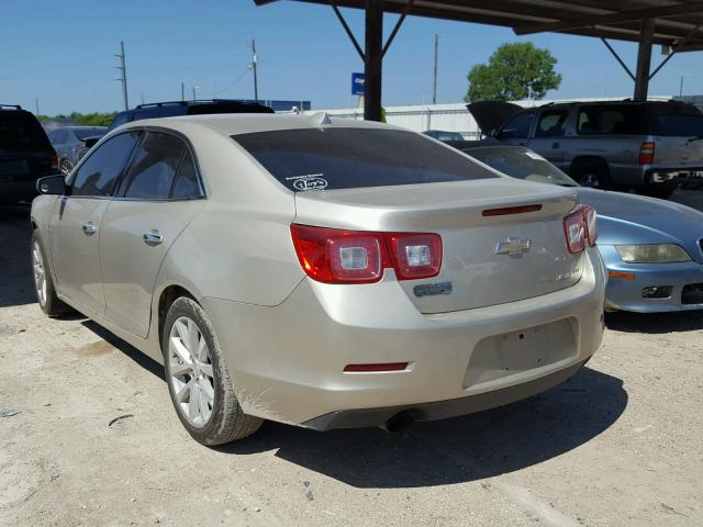 1G11H5SA3DF282596 - 2013 CHEVROLET MALIBU LTZ TAN photo 3
