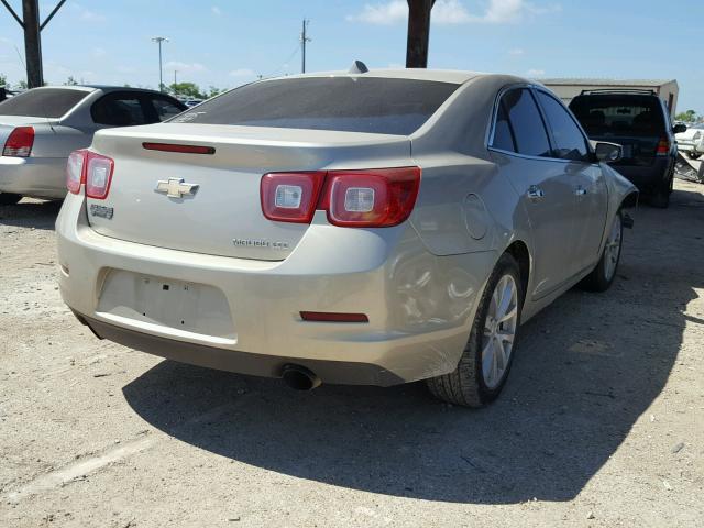 1G11H5SA3DF282596 - 2013 CHEVROLET MALIBU LTZ TAN photo 4