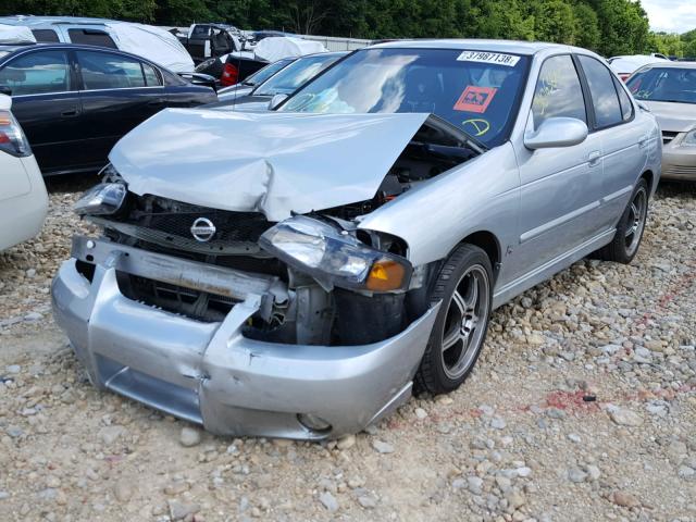 3N1AB51D43L725415 - 2003 NISSAN SENTRA SE- SILVER photo 2