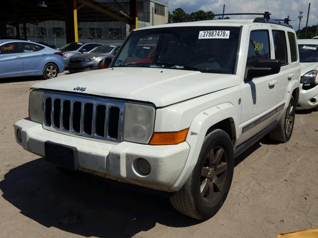 1J8HG58N66C305983 - 2006 JEEP COMMANDER WHITE photo 2