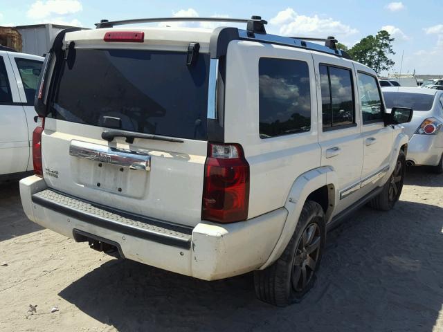 1J8HG58N66C305983 - 2006 JEEP COMMANDER WHITE photo 4