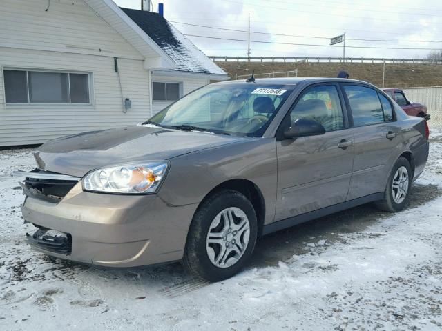 1G1ZS57F57F226267 - 2007 CHEVROLET MALIBU LS BEIGE photo 2