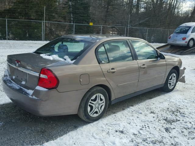 1G1ZS57F57F226267 - 2007 CHEVROLET MALIBU LS BEIGE photo 4