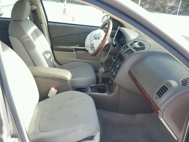 1G1ZS57F57F226267 - 2007 CHEVROLET MALIBU LS BEIGE photo 5