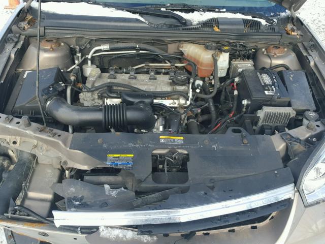 1G1ZS57F57F226267 - 2007 CHEVROLET MALIBU LS BEIGE photo 7